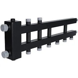 Распределительный коллектор 5 контуров с гидрострелкой 1½&quot;н x 1&quot;н Rommer RDG-0060-024035, 4