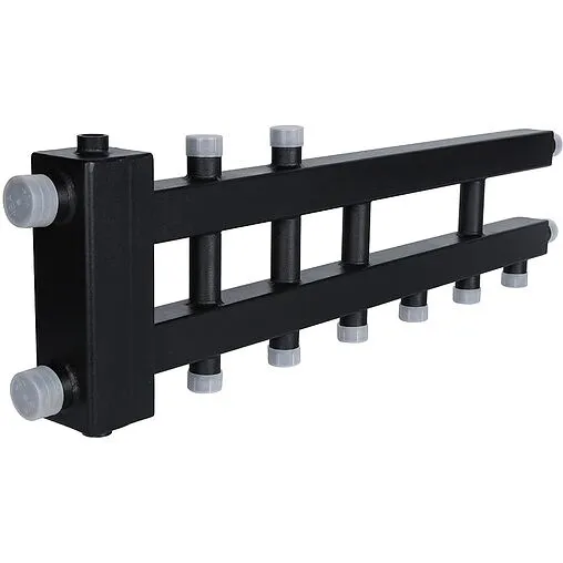 Распределительный коллектор 5 контуров с гидрострелкой 1½&quot;н x 1&quot;н Rommer RDG-0060-024035