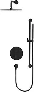 Душевая система с термостатом для душа WHITECROSS Y black чёрный матовый YSET09BL Душевая система с термостатом для душа WHITECROSS Y black чёрный матовый YSET09BL, 3