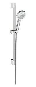 Душевая стойка Hansgrohe Crometta 100 Vario 4jet 65см хром/белый 26651400 Душевая стойка Hansgrohe Crometta 100 Vario 4jet 65см хром/белый 26651400, 1