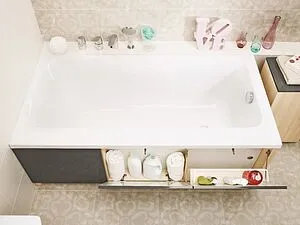 Ванна акриловая Cersanit Smart 170x80 L P-WP-SMART*170-LNL, 4