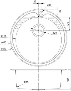 Мойка кухонная IDDIS Suno 60 R хром SUN60PRi77 Мойка кухонная IDDIS Suno 60 R хром SUN60PRi77, 2