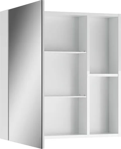 Шкаф-зеркало Айсберг Веста 70 белый DV5919HZ