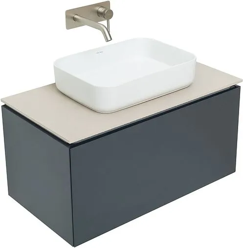 Тумба под умывальник подвесная Allen Brau Infinity 85 антрацит 1.21002.AM