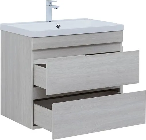 Тумба под умывальник подвесная Aquanet Нота New 75 дуб холден 00334204