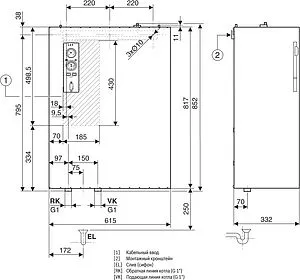 Котел электрический одноконтурный 36кВт Buderus Logamax E213 36 7738500321 Котел электрический одноконтурный 36кВт Buderus Logamax E213 36 7738500321, 2