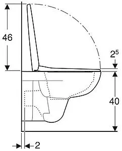 Комплект 5 в 1 Geberit Selnova Rimfree 500.153.07.1 с кнопкой Delta 01 115.107.11.1 белый глянцевый Комплект 5 в 1 Geberit Selnova Rimfree 500.153.07.1 с кнопкой Delta 01 115.107.11.1 белый глянцевый, 5