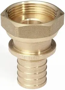 Муфта аксиальная с накидной гайкой 16мм x ½"нг Rehau Rautitan RX+ 14563351001 Муфта аксиальная с накидной гайкой 16мм x ½"нг Rehau Rautitan RX+ 14563351001, 1