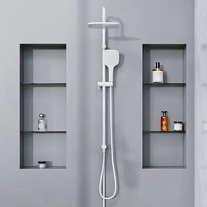 Душевая система без смесителя Damixa Eclipse белый матовый 931000200, 4