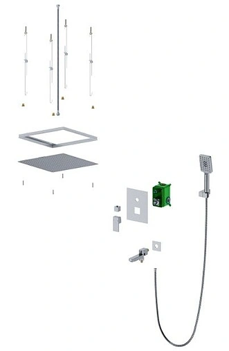 Душевая система со смесителем для ванны Timo Selene хром SX-2039/00SM Душевая система со смесителем для ванны Timo Selene хром SX-2039/00SM