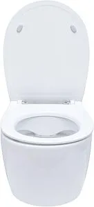 Унитаз подвесной безободковый Allen Brau Fantasy белый глянец 4.11004.20, 4