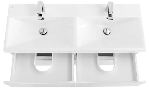 Тумба под умывальник подвесная BelBagno MARINO-CER 120 Bianco Lucido MARINO-CER-1200-4C-SO-2-BL-P