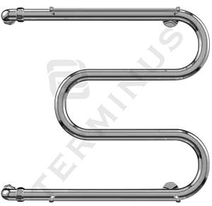 Полотенцесушитель водяной Terminus М-образный с/п AISI 32х2 500х400 полированная сталь 4620768880322 Полотенцесушитель водяной Terminus М-образный с/п AISI 32х2 500х400 полированная сталь 4620768880322, 1