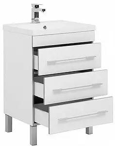 Тумба-умывальник напольная Aquanet Верона 58 белый 00178253+00158754 Тумба-умывальник напольная Aquanet Верона 58 белый 00178253+00158754, 4