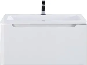 Тумба-умывальник подвесная BelBagno ETNA-M 80 Bianco Lucido ETNA-M-800/380-1C-SO-BL+BB800/380-LV-MR-ETN, 1