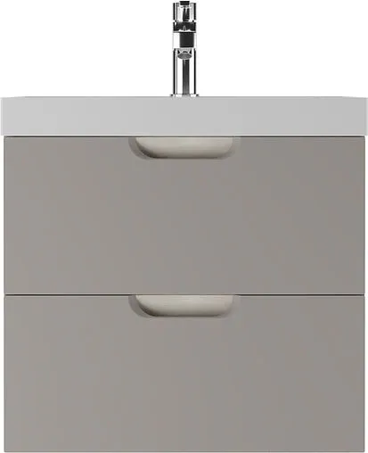 Тумба под умывальник подвесной Домино Classica 60 серый тауп DD2501T