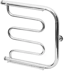 Полотенцесушитель водяной Тругор Фокстрот 500x400 с полкой полированная сталь ПМ1/50/40П Полотенцесушитель водяной Тругор Фокстрот 500x400 с полкой полированная сталь ПМ1/50/40П