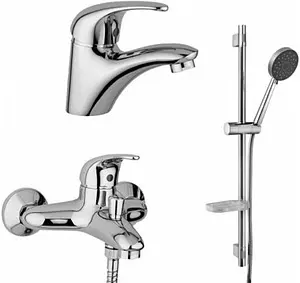 Комплект для ванны 3 в 1 Paffoni Nettuno Due хром 00255120 Комплект для ванны 3 в 1 Paffoni Nettuno Due хром 00255120, 1