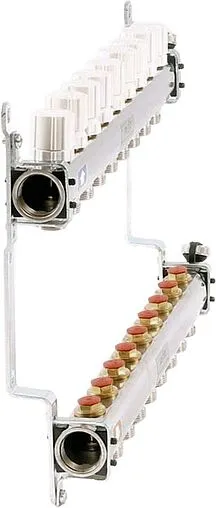 Группа коллекторная распределительная 9 отводов 1&quot;в/в x ¾&quot;ек Uni-fitt 451I4309