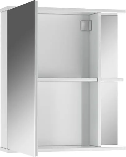 Шкаф-зеркало Айсберг Норма 1-60 L белый DA1605HZ