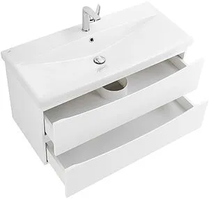 Тумба-умывальник подвесная BelBagno MARINO-CER 90 Bianco Lucido MARINO-CER-900-2C-SO-BL-P+BB-0323-90-LVB, 3