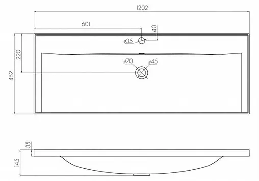 Раковина Aquaton Айрис 120 белый 1A729631AG010