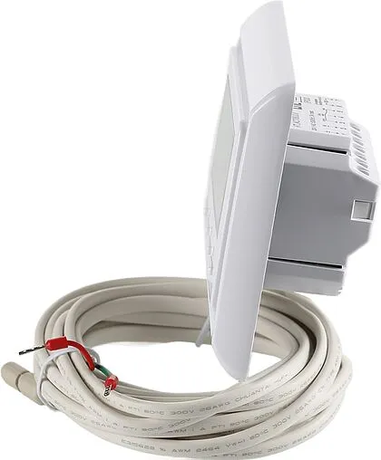 Проводной комнатный терморегулятор НО/НЗ 230В Valtec белый VT.AC709.0.0