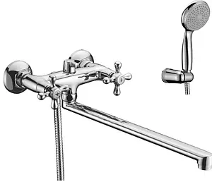 Смеситель для ванны с длинным изливом Lemark Standard хром LM2112C Смеситель для ванны с длинным изливом Lemark Standard хром LM2112C, 1