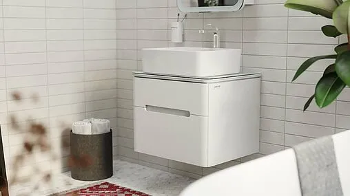 Тумба под умывальник подвесная Jorno Bosko 60 белый Bos.01.60/P/W Тумба под умывальник подвесная Jorno Bosko 60 белый Bos.01.60/P/W