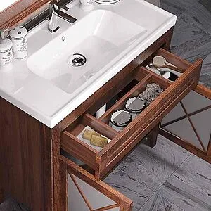 Тумба под умывальник напольная Opadiris Палермо 90 светлый орех 00-00002356, 3