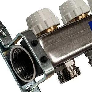 Группа коллекторная с расходомерами 9 отводов 1&quot;в/в x ¾&quot;ек Stout SMS 0917 000009, 5