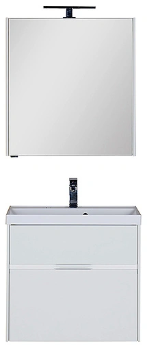 Шкаф-зеркало Aquanet Латина 70 R белый 00179997