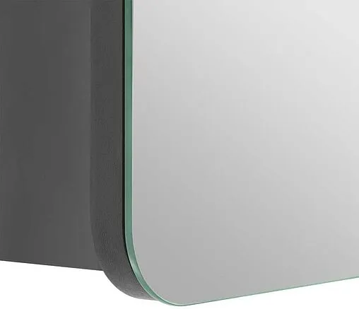 Шкаф-зеркало Aquaton Ар-Деко 85 серый кобальт 1A280602DD8D0