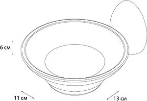 Мыльница Grampus Briz хром GR-3008 Мыльница Grampus Briz хром GR-3008, 2