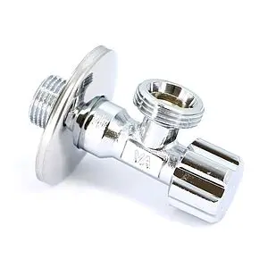 Вентиль регулирующий угловой для бытовой техники ½"н x ¾"н хром Uni-fitt 187A2300 Вентиль регулирующий угловой для бытовой техники ½"н x ¾"н хром Uni-fitt 187A2300, 3