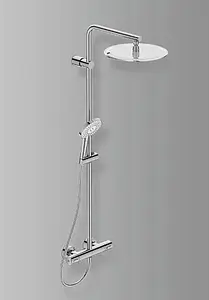 Душевая система с термостатом для душа Ideal Standard IdealRain Luxe Evo Jet хром A6984AA Душевая система с термостатом для душа Ideal Standard IdealRain Luxe Evo Jet хром A6984AA, 4