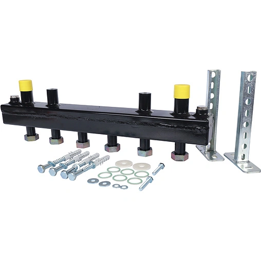 Распределительный коллектор 3 контура с гидрострелкой 1&quot;н x 1&quot;нг Stout SDG-0018-002503