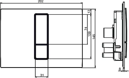 Комплект 5 в 1 Sanit INEO PLUS 90.733.00..S004+16.750.81..0000+10AR02010SV+40D40200I-S с кнопкой хром глянцевый Комплект 5 в 1 Sanit INEO PLUS 90.733.00..S004+16.750.81..0000+10AR02010SV+40D40200I-S с кнопкой хром глянцевый