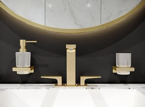 Стакан Hansgrohe AddStoris шлифованная бронза 41749140