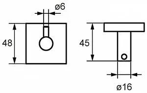 Крючок Milardo Amur хром AMUSM10M41 Крючок Milardo Amur хром AMUSM10M41, 2