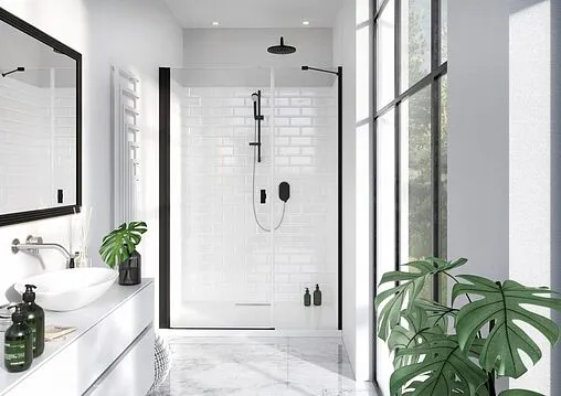 Дверь в нишу 1400мм прозрачное стекло Radaway NES Black DWS I 140 L 10028140-54-01L