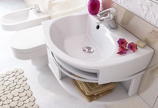 Раковина Ravak Rosa 56 L белый XJ2L1100000