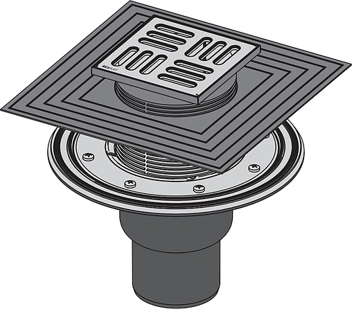 Трап вертикальный Set AlcaPlast 100x100мм APV4344 Трап вертикальный Set AlcaPlast 100x100мм APV4344