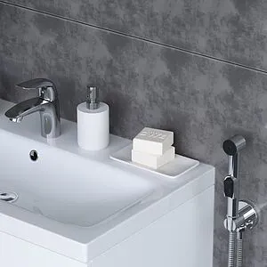 Смеситель для раковины с гигиеническим душем Damixa Eclipse хром 310300001, 3