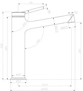 Смеситель для раковины Lemark Minima хром LM3837C Смеситель для раковины Lemark Minima хром LM3837C, 2