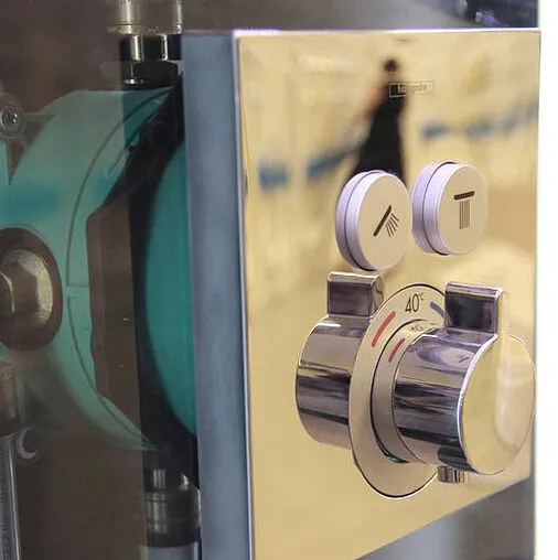 Термостат для 2 потребителей Hansgrohe ShowerSelect хром 15763000 Термостат для 2 потребителей Hansgrohe ShowerSelect хром 15763000