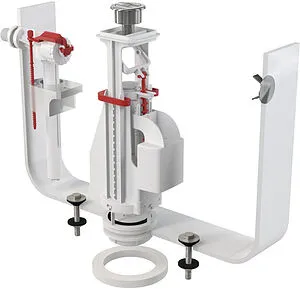 Комплект арматуры для бачка двухрежимный ½" пластик боковой AlcaPlast SA08A ½" CHROM Комплект арматуры для бачка двухрежимный ½" пластик боковой AlcaPlast SA08A ½" CHROM, 1
