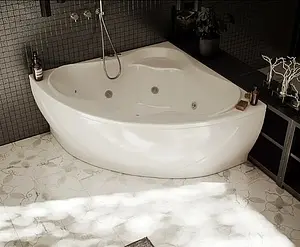 Ванна акриловая Aquatek Галатея 135х135 с фронтальной панелью, с каркасом (разборный) GAL135-0000022, 4