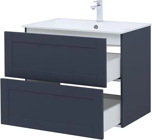 Тумба-умывальник подвесная Aquanet Терра 80 маренго 00313245+