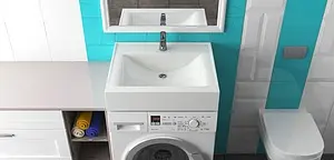 Раковина MARRBAXX Шерри 58 белый V003D001 Раковина MARRBAXX Шерри 58 белый V003D001, 3